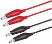 TEST LEAD SET, CROC CLIP 0.8M, PK2 JR9231/0.8M (TEN01012)
