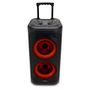 Ballīšu ratiņu skaļrunis 350 W (40 W RMS) ar Hyperbass, karaoke un disko zibspuldzi KBTUS-450 8435256898415