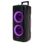 Ballīšu ratiņu skaļrunis 350 W (40 W RMS) ar Hyperbass, karaoke un disko zibspuldzi KBTUS-450 8435256898415