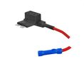 Automotive fuse adapter with additional fuse holder and wire LXDC1
