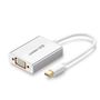 Adapteris Mini DisplayPort - VGA (D-Sub) + 3,5 mm balts MD107 UGREEN UGREEN/10437