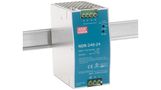 Switching power supply 24V 240W 10A, DIN rail-mounted, MEAN WELL, NDR-240-24 MB1024VDINMEANWELL