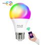 Spuldze LED E27, 230V, 9W, 810lm, 2700K - 6500K, RGB, SMART Wi-Fi, vadāms caur aplikāciju, TUYA / Smart Life, P3, NOUS NOUS-P3 5907772033142
