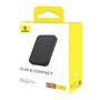 LiPo Powerbank 6000mAh 20W bezvadu uzlāde 15W USB-C Magsafe saderīgs Mini Air melns BASEUS P10059002113-00 6932172641436