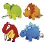 LED lukturītis / atslēgu piekariņš, dinozauri ar skaņu, 3× LR54 24 gab. P4711 8592920089613