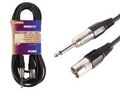 Profesionālais kabelis XLR 3pin spraudnis- 6.3mm spraudnis mono 6m PAC116 5410329436452