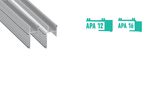 Alumīnija profils LED lentām stiprināšanai pie reģipša, iegremdēts, APA16 2,02 m LUMINES PROF-APA16-2Ms 5902973361865