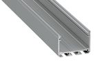 LED profils alumīnija anodēts, Plats, 2m, LUMINES ILEDO PROF-ILEDO-2Ms 5901854777672