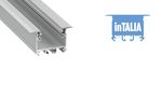 Alumīnija profils iegremdētām LED lentām, platais, dziļais, inTALIA, 1 m LUMINES PROF-INTALIA-1Ms 5902973363753