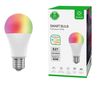LED spuldze E27, 230V, 10W, 806lm, 2700K - 6500K, CCT, RGB, viedā Wi-Fi, vadāma ar lietotni, TUYA, WOOX R9074 8435606703550