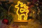 Neona koka statīvs LED DEER silti balts, 5V USB / 3xAA, FLNW02 Forever Light RTV100426 5900495268600