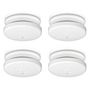 Smoke detector with hush button 4-pack White SA20 4X 8711902077640