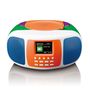 Portable DAB+/FM Radio with Bluetooth®, CD Player, and large LCD colour display SCD-861KIDS 8711902090625