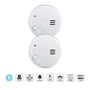 Mini smoke detector with 5 year battery 2-pack White SD510 2X 8711902089384