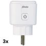 Smart Wi-Fi plug with energy monitor 16A 3680W 3-pack White SMART-PLUG20 3 8712412586349