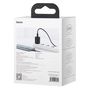 Sienas ātrās uzlādes lādētājs Super Si 25W USB-C QC3.0 PD ar USB-C 1m kabeli, melns TZCCSUP-L01 6953156206021