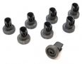 Trauku groza augšējais riteņu komplekts 50286967000 (8 gab.) ELECTROLUX, ZANUSSI trauku mašīnai, D=25mm W2-10530/ELE 8014025009377