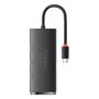 Centrmezgls USB-C 4xUSB 3.0 porti 25 cm, melns WKQX030301 6932172606244