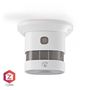 SmartLife dūmu detektors | Zigbee 3.0 | Darbojas ar baterijām | Sensora dzīves cikls: 10 gadi | EN 14604 | Android™ / IOS | 85 dB | Balts | 1 gab ZBDS10WT 5412810401635