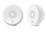Dūmu sensors ZigBee TUYA, ar sirēnu 85 dB, balts, CR123A ZSD07 6976037361183