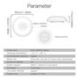 Vieds ūdens applūšanas sensors, bezvadu, ZigBee, TUYA / Smart Life ZSS-QY-WL-C-MS 6974246474854