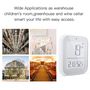 Viedais gaismas, temperatūras un mitruma sensors, ZigBee, bezvadu, 0-1000LUX, Wi-Fi, TUYA / Smart Life ZSS-X-THL-C-MS 6974246475271