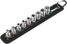 Belt A 4 Zyklop socket set, 1/4" drive, 1 x 5.0x23.0; 1 x 5.5x23.0; 1 x 6.0x23.0; 1 x 7.0x23.0; 1 x 8.0x23.0; 1 x 10.0x23.0; 1 x 11.0x23.0; 1 x 12.0x23.0; 1 x 13.0x23.0; 1 x 39.0x238.0; 1 x 200.0x30.0, Wera 05003883001