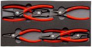 KNIPEX 00 20 01 V02 Precision Circlip Pliers Set in a foam tray 6 parts 