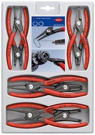 KNIPEX 00 20 04 SB Precision Circlip Pliers Set 8 parts 