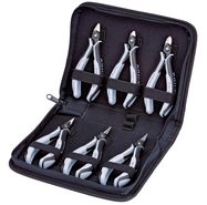 KNIPEX 00 20 16 P ESD Case for Electronics Pliers with tools for work on electronic components 6 parts 215 mm
