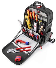 KNIPEX 00 21 50 S Tool backpack Modular X18 Plumbing 17 parts 530 mm