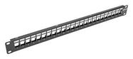 MODULAR PATCH PANEL, 24PORT, CAT5E/6, 1U