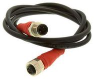 SENSOR CORD, 4P, M12 RCPT-M12 PLUG, 1M