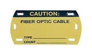WIRE MARKER, VINYL, 88.9MM X 50.8MM, YEL