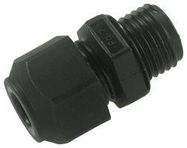 CORD CONNECTOR, STR, NYLON 6.6, NPT 0.75IN, BLACK