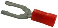 TERMINAL, CRIMP LUG, #6, RED