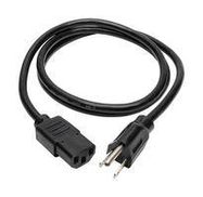 POWER CORD, NEMA 5-15P-IEC 320 C13, 4FT