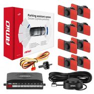 Parking assistant system Buzzer 8 sensor black inside mount 16,5mm, AMiO