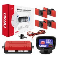 Parking assistant system LED-GRAF 4 sensor black inside mount 16,5mm, AMiO