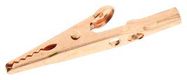 ALLIGATOR CLIP WITH 4MM BARREL, COPPER, 10A 02AH5912