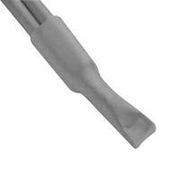 HEAT SHRINK BOOT, END CAP, 6.4MM, GREY