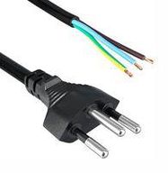 POWER CORD, SEV 1011 PLUG-FREE END, 1.8M