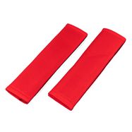 Seat belt pad red 2pcs set, AMiO