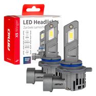 LED Headlights X5-series WINGER HIR2 6000K max 50W AMIO-03950, AMiO