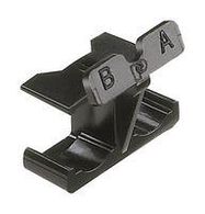 CLIP, LC DUPLEX, PLASTIC, BLACK