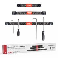 Magnetic Strips Tool Holders Set 1x20cm 1x30,5cm 1x46cm AMIO-04263, AMiO