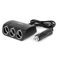 Triple extension socket 12/24V 120W 80cm AMIO-04359, AMiO