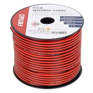 CCA speaker cable 2x1mm2 100m 5A AMIO-04458, AMiO