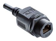 ENET CORD, RJ45 RCPT-FREE END, 2M