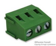 TERMINAL BLOCK EUROSTYLE, 3 POSITION, 26-12AWG